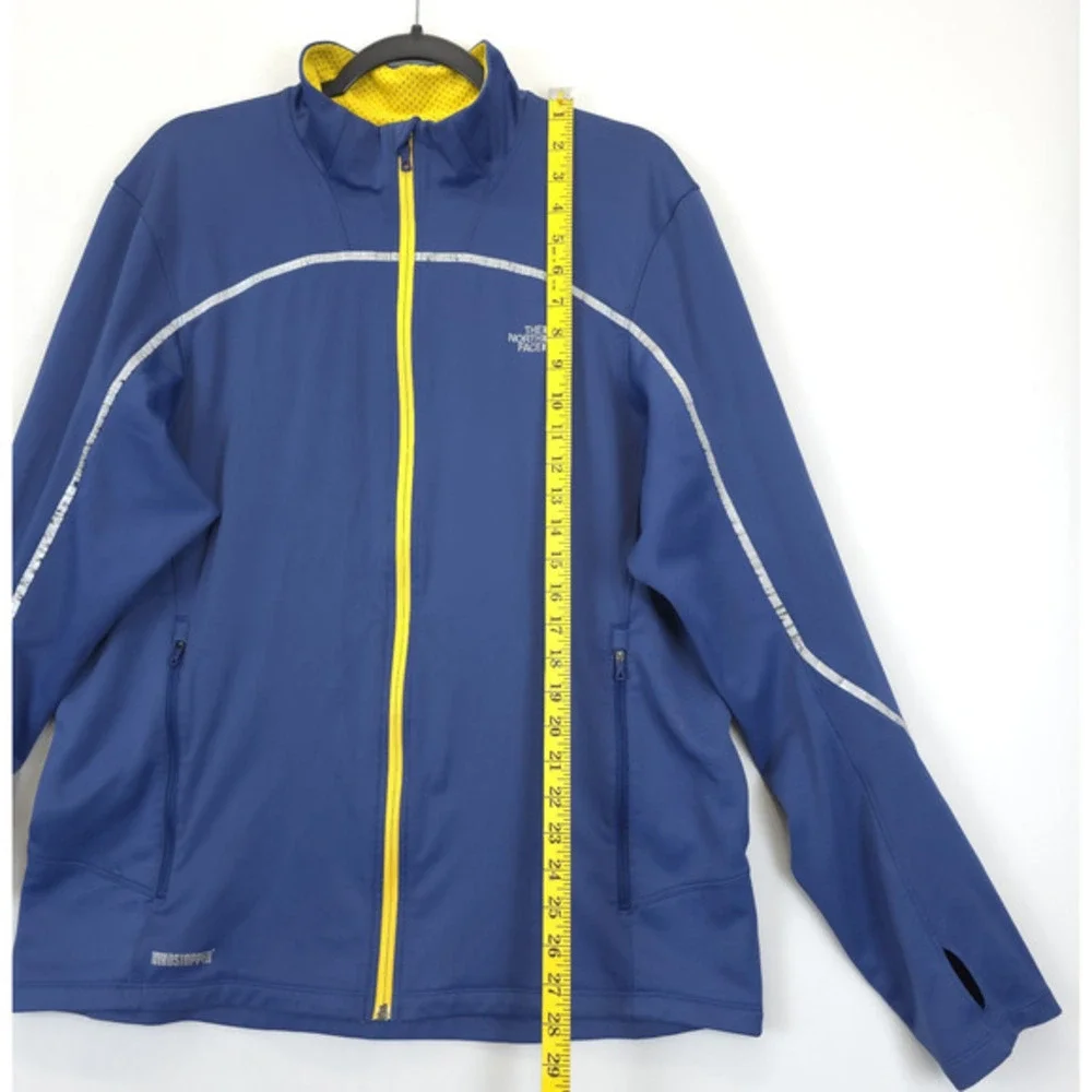 The North Face Flight Series Windstopper Jacket Reflective Men XL Blue Yellow‎
